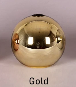 Gold Color Glass Обновленная кухня Остров подвесной светильник современный зеркальный стеклянный шариковая Подвесная лампа Лофт декорация зала подвеска Золотой серебристый блеск - Цвет корпуса: Gold Color Glass