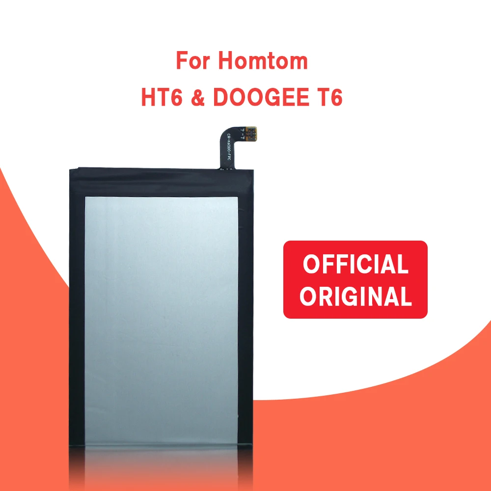 homtom ht6 battery 6250mah new replacement accessory accumulators for homtom ht6 doogee t6 cell phonetracking tools free global shipping