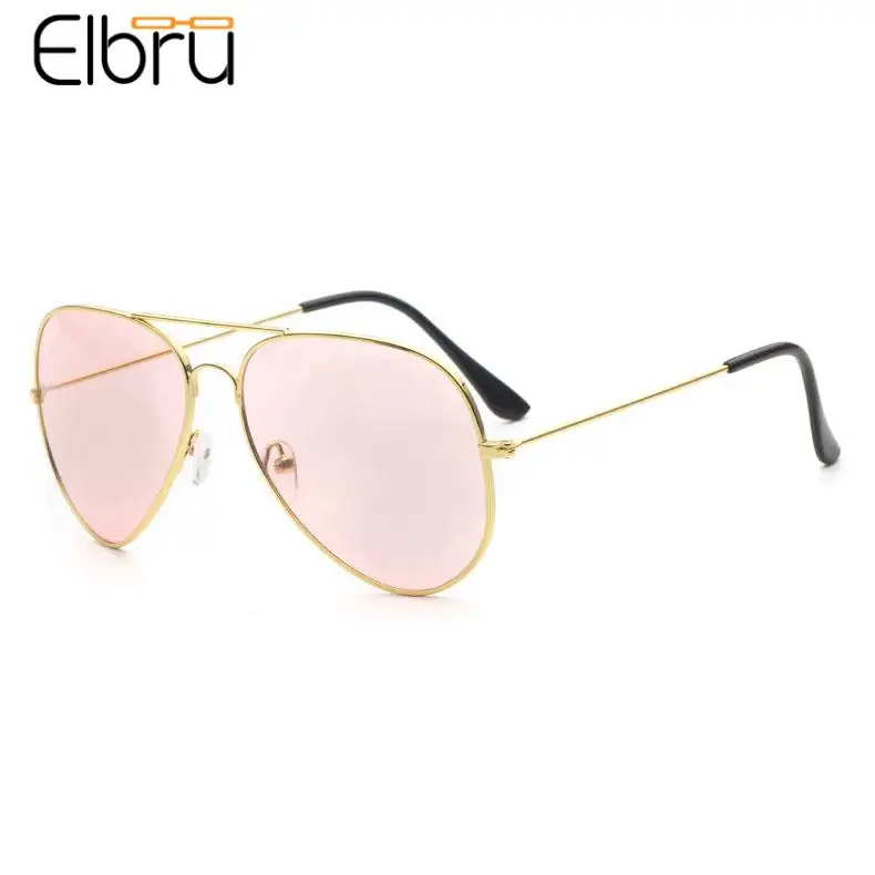 

Elbru Ocean Color Sunglasses Women Fashion Metal Sun Glasses Men Outdoor UV400 Shades Eyeglasses For Female Male Oculos De Sol