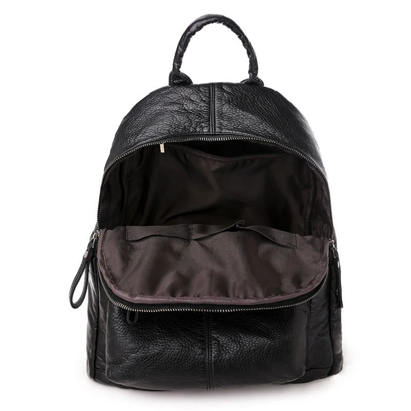

2020 New Woman Backpack High Quality Youth PU Leather Travel Bag Backpacks for Teenage Girls Female School Bag Woman Bag