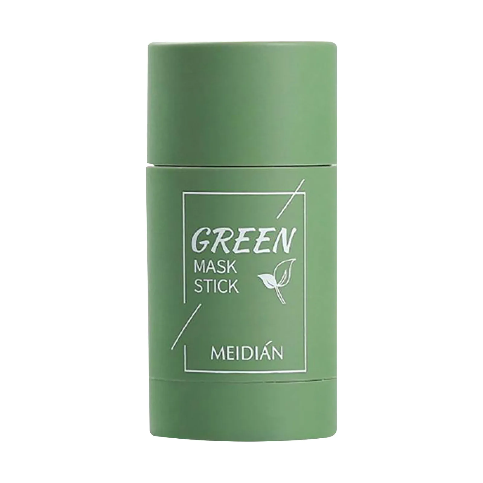 

Green Tea Purifying Stick Mask Oil Control Anti-Acne Eggplant Solid Fine t Skin Care Whitening Deep Cleansing Mud