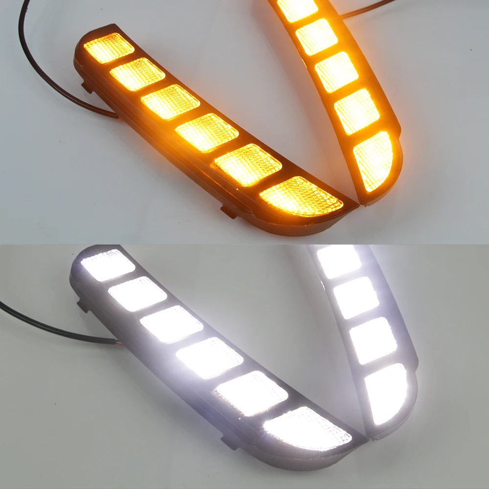 Автомобильная проблесковая для Ford Explorer 2016 2017 2018 светодиодный DRL Дневной