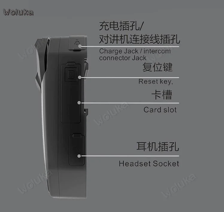 Bluetooth-рекордер автомобильный беспроводной с поддержкой Bluetooth и защитой класса IP65