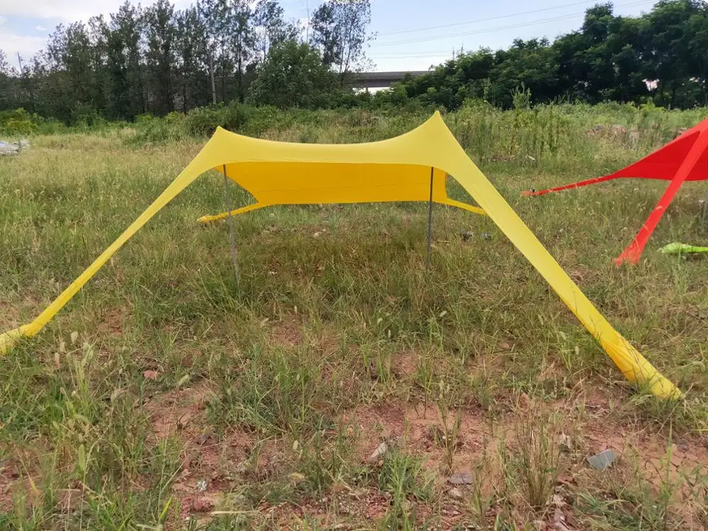 Free shipping 2.1X2.1m sunshade tents beach tent Lycra canopy cool outdoor camping | Спорт и развлечения