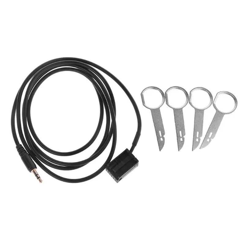 Для FORD Focus Mondeo 6000CD Aux входной кабель адаптера Lead iPod MP3 + ключи для удаления|Кабели