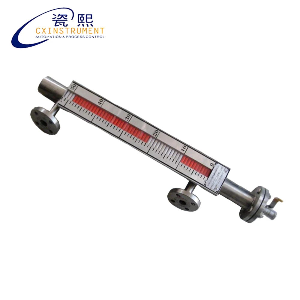 

2300mm side mounted magnetic level meter SS304