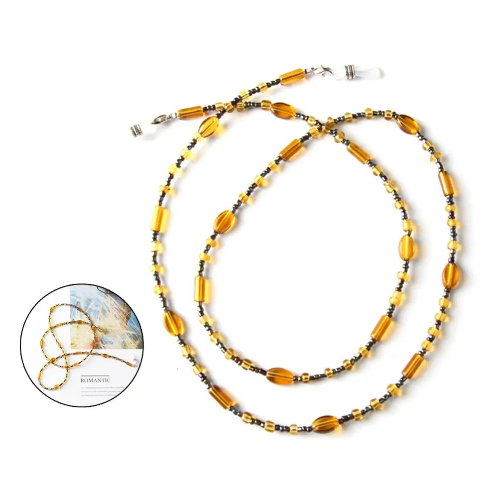 HOT Resin Small Beads Sunglasses Chain Women Sexy For Chic Eyeglasses Reading Glasses Rope Cord Holder | Аксессуары для одежды