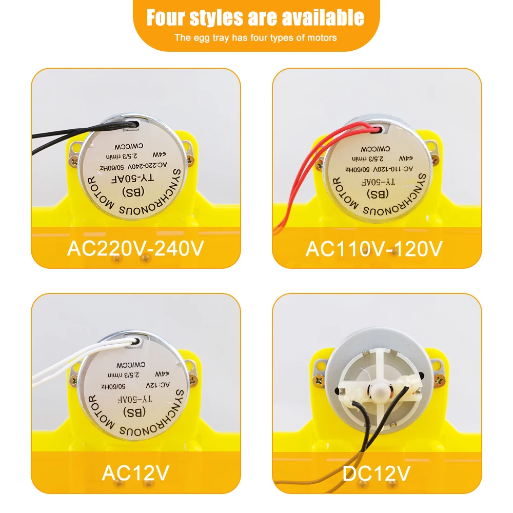 Инкубатор для куриных яиц автоматический мотор с автоматическим поворотным