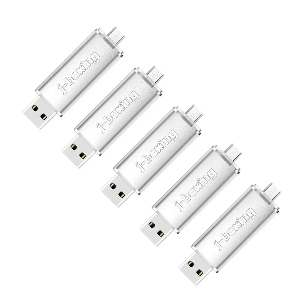 5 шт. 16 ГБ микро OTG USB флеш накопитель прямоугольной формы 8 32 два порта 64 для
