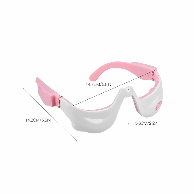 

3D EMS Micro-Current Pulse Eye Relax Massager Heating Therapy Acupressure Fatigue Relief Wrinkle Reduction Blood Circulation