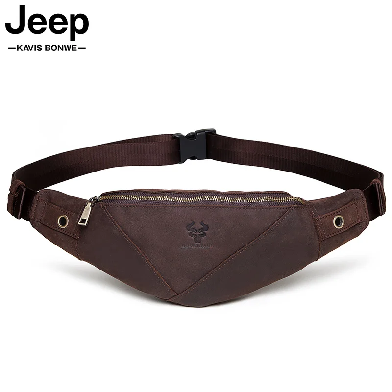 Мужская поясная сумка из натуральной воловьей кожи мужской держатель для