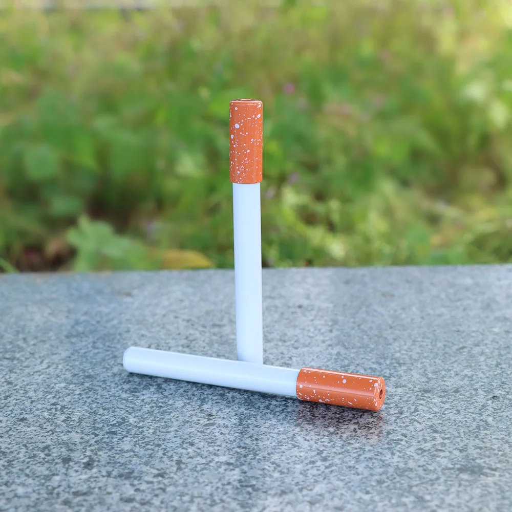 

HORNET Metal One Hitter Smoking Pipe 80MM Standard Aluminum Taster Bat Pipes Cigarette Holder Dugout Pipe