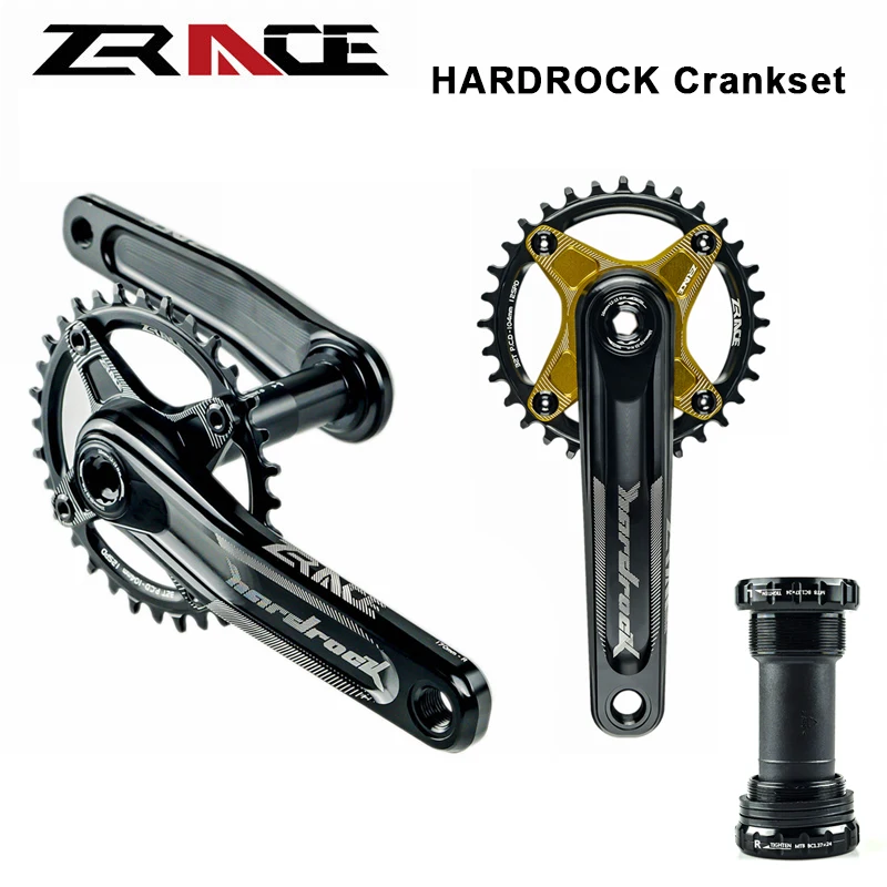 

Шатуны ZRACE HARDROCK 1x10, 11, 12 Скоростей для горных велосипедов XC / AM / DH / FR 170 / 175 мм, 32T / 34T, BB83, BB68/73