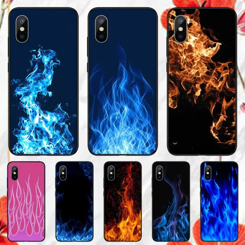

Fashion Flames Phone Case for iPhone 11 12 13 pro XS MAX 8 7 6 6S Plus X 5S SE 2020 XR mini