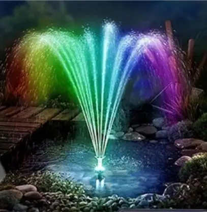 multicolor COCOZ Солнечный СВЕТОДИОДНЫЙ светильник landscap фонтан для хранения энергии фонтан насос открытый Миниатюрный Сад подводный светильник - Испускаемый цвет: multicolor