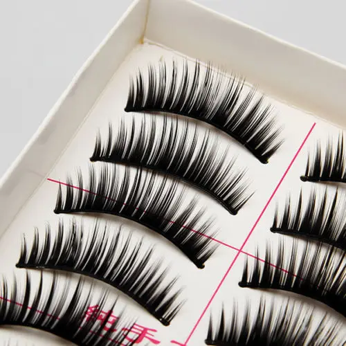 10 пар Поддельные Накладные ресницы толстые объемные мягкие длинные локон стиль |