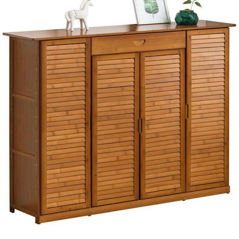 Бытовой шкаф для обуви дверь стеллаж хранение многослойный простой экономичный