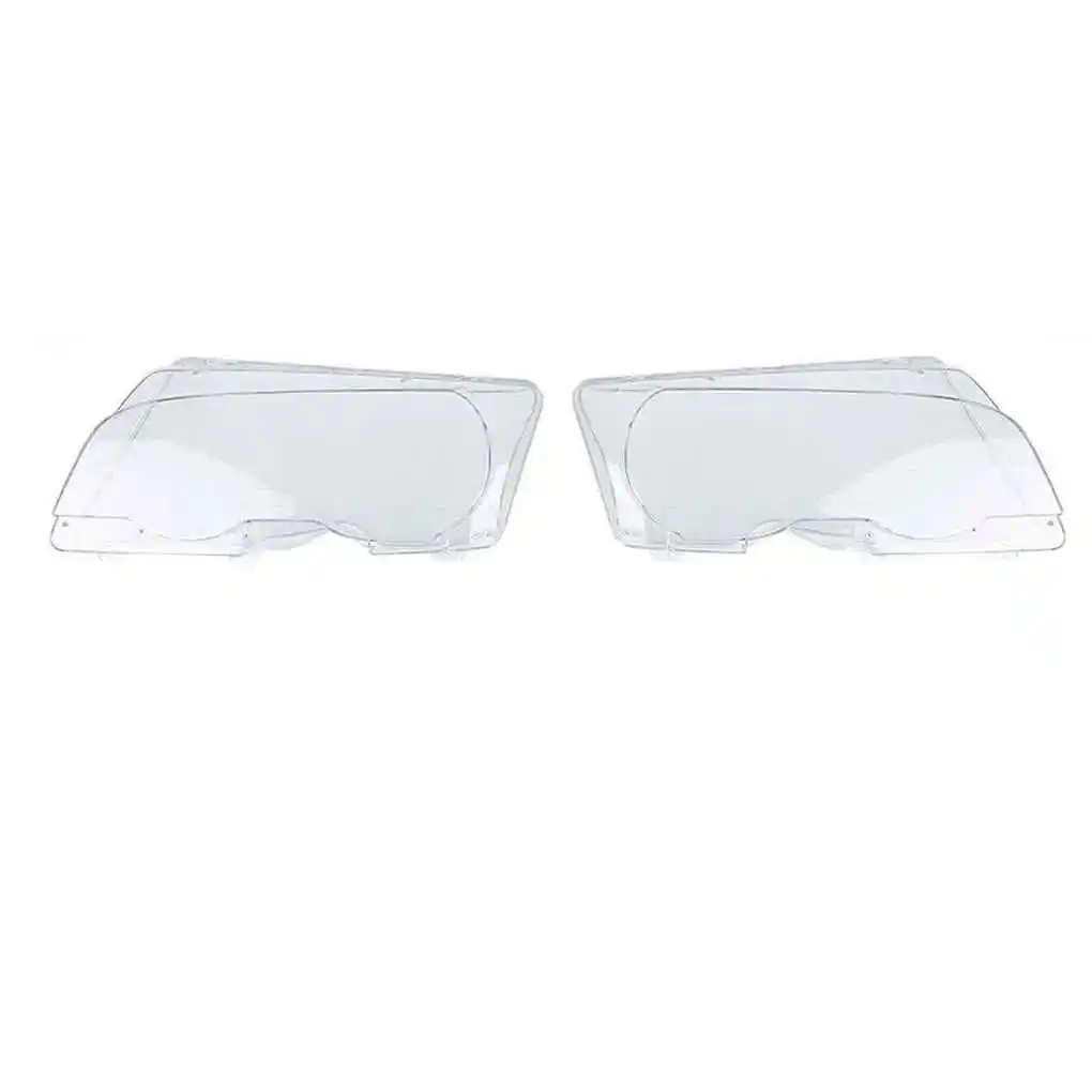 For BMW E46 Cabridet 2-Door 98-01 1 Pair Clear Front Headlight Lens Cover Headlamp Lenses Protector Shell | Автомобили и