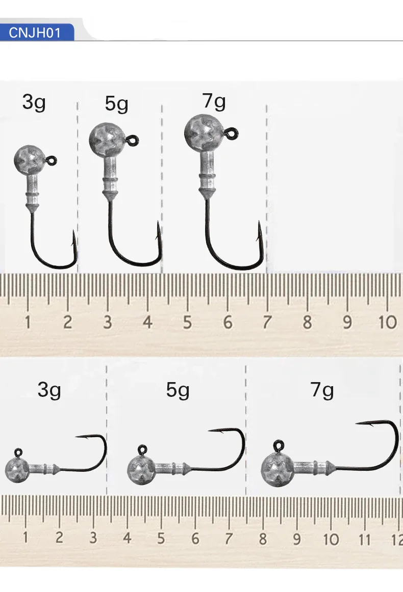 2 упак./лот Mustad Crank джиг голова рыболовный крючок свинцовая головка приманка твердая приманка мягкий червь джиг Крючки 3g 5g 7g Мягкая приманка окунь Pesca