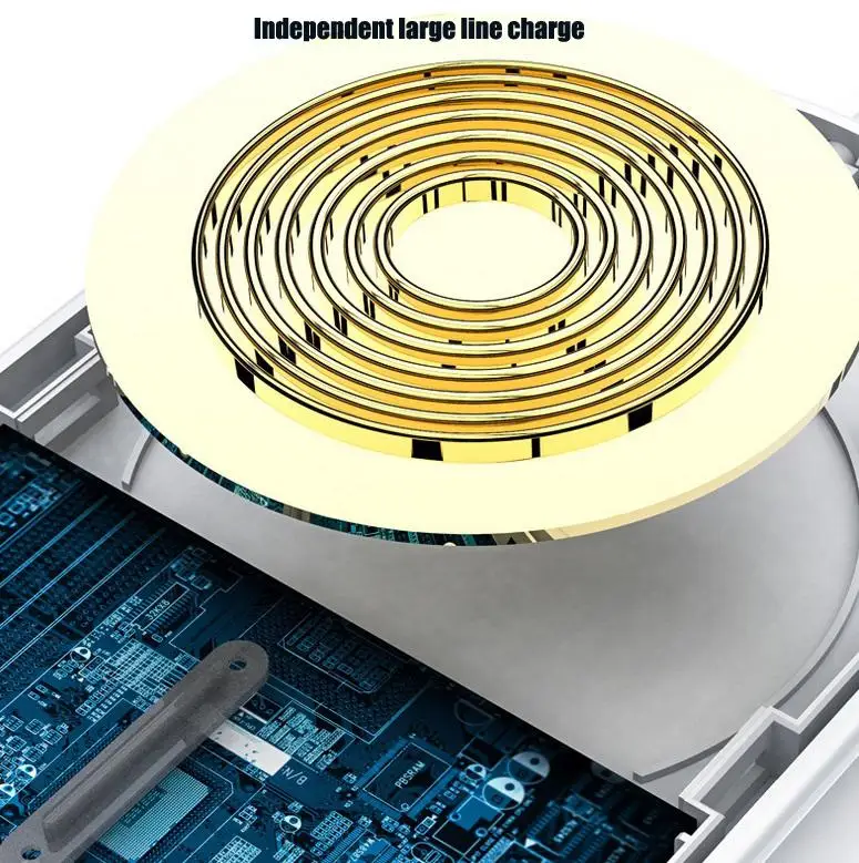 Беспроводной Зарядное устройство 10 Вт быстрой зарядки для Apple iWatch/iPhone/AirPods 2-в-1