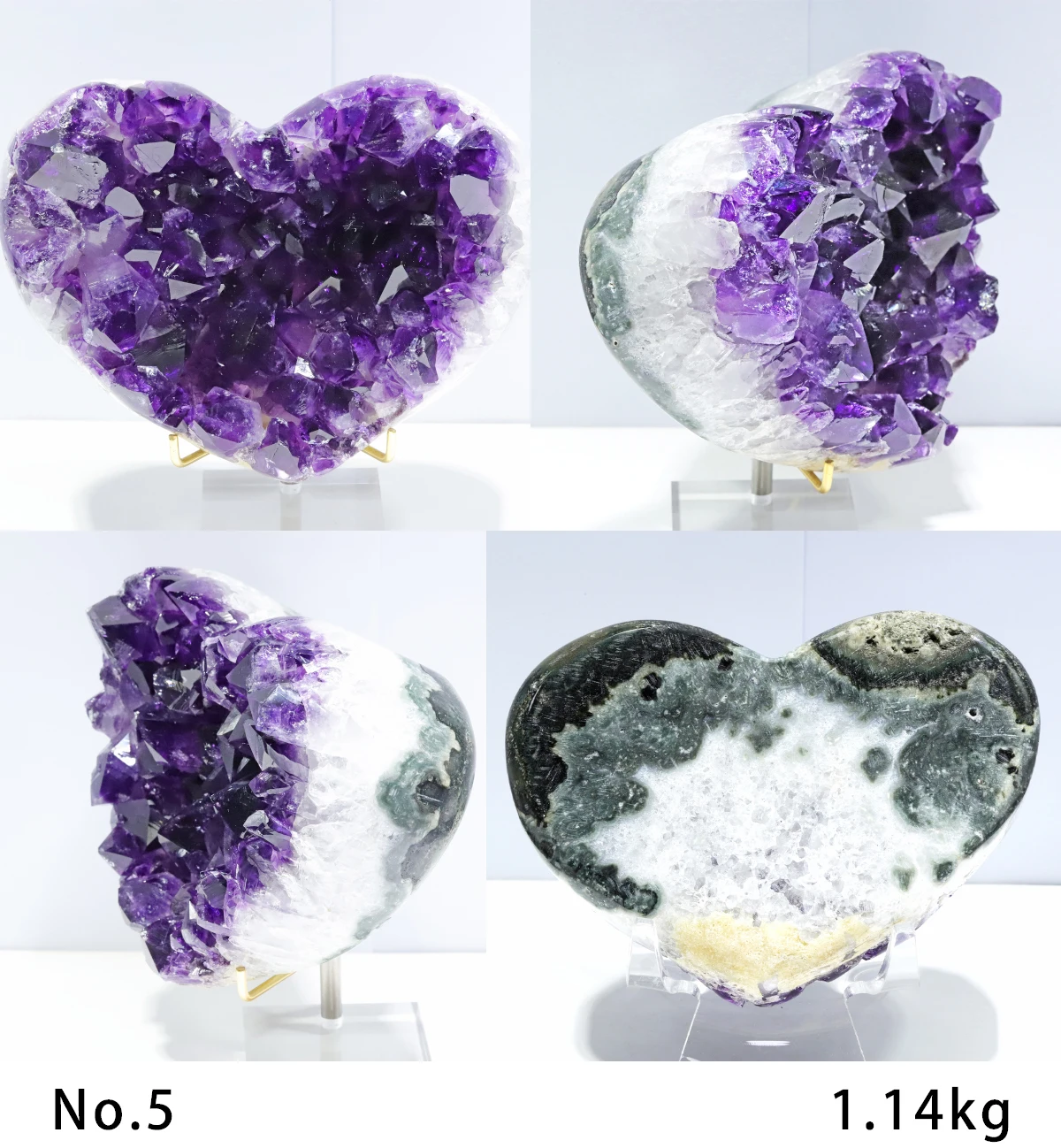 

Rare Magic Stone Natural Agate Amethyst Geode Quartz Cluster Love Heart Mica Ore Original Crystal Decor Wholesale Gift
