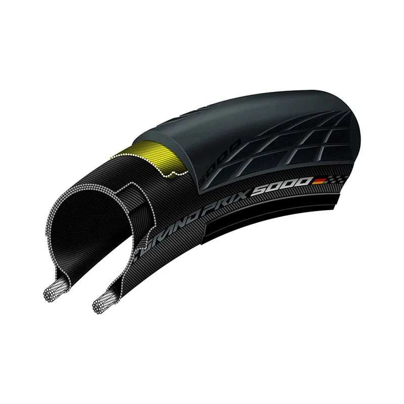 Шины для дорожных велосипедов Continental Grand Prix 5000 700 × 25C 28C 32C 700C бескамерные