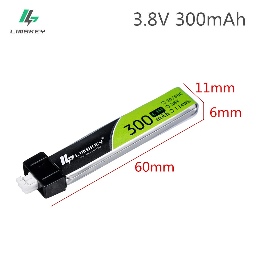 Аккумулятор Limskey 1S HV 3 8 в 300 мАч 30C 4 35 с зарядным устройством | Игрушки и хобби