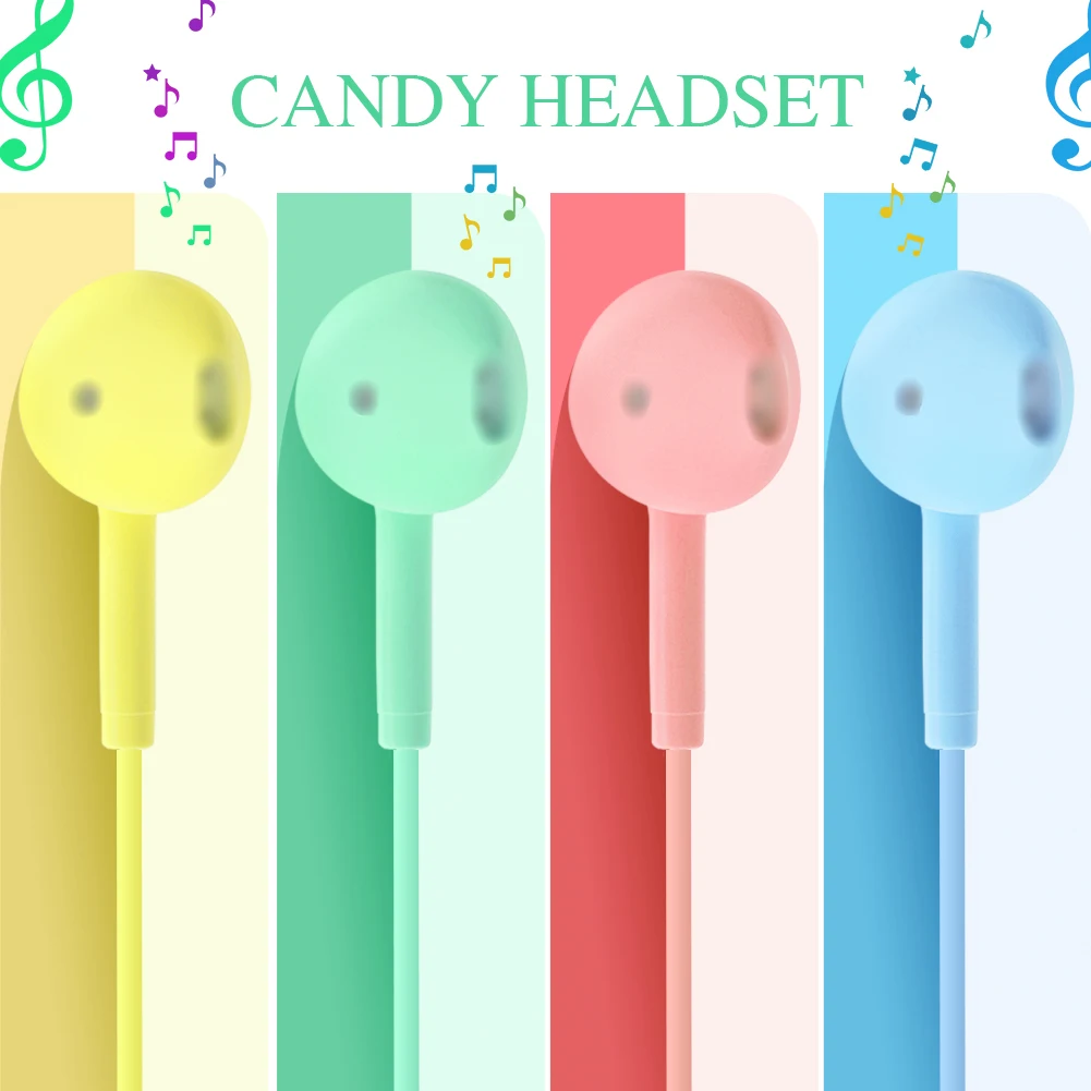 

Sport Headsets Bass Gradient Wired In Ear Phones Headphone Head Phones with Mic Music Earphones for Mobile Phone Computer PC