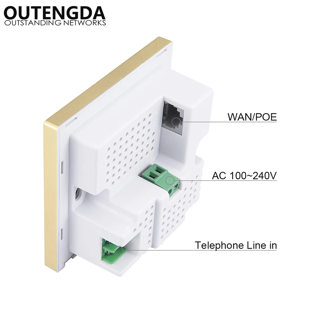 300 Мбит/с AP беспроводная точка доступа внутренняя настенная Встроенная Wi Fi роутер