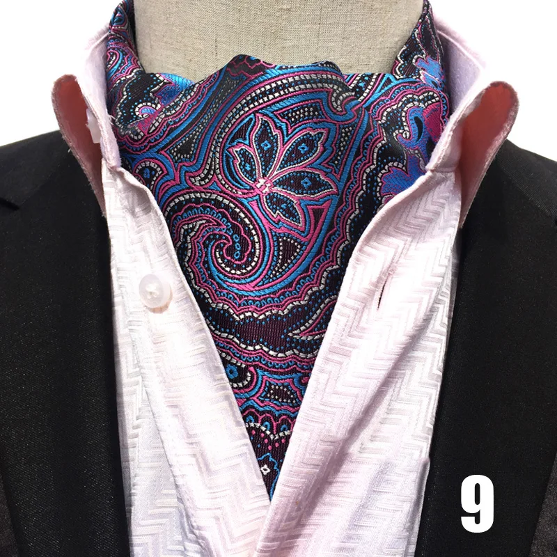 

Men Cravat Scarves Neck Ties Breathable Gift for Wedding Party Prom Business Suit -MX8