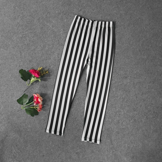 Leggings con estampado de unicornio para ni&ntilde;os, pantalones de algod&oacute;n con estampado Floral, 10 a&ntilde;os, Primavera-5