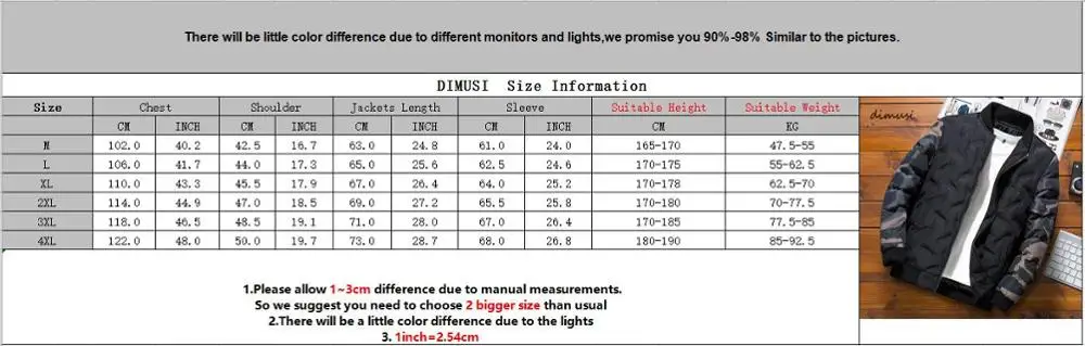 

Winter Men Bomber Jacket Casual Cotton Thick Warm Parkas Coats Male Thermal Outwear Windbreaker Jackets Clothing 4XL