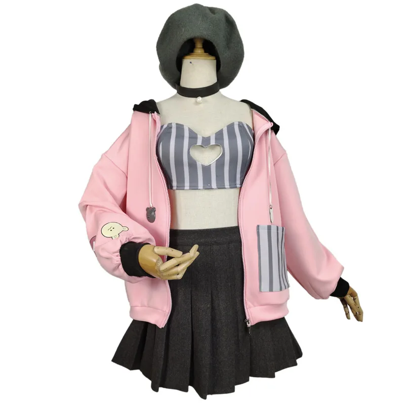 

Anime Demon Slayer Kimetsu No Yaiba Kanroji Mitsuri Cosplay Costume Women Girls Role Play Full Set Halloween Carnival Uniforms