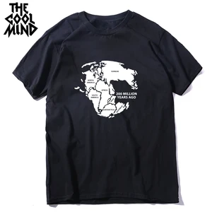 COOLMIND 100% хлопок забавная крутая Мужская футболка с коротким рукавом Повседневная летняя свободная Мужская футболка мужская Трикотажная Мужская футболка