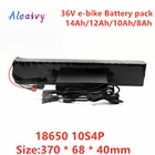 Аккумулятор для электровелосипеда Aleaivy, 36 В, 12 ач, 10 Ач, 8 Ач, встроенный аккумулятор для электровелосипеда, 20 А, 36 В, с зарядкой 2 А