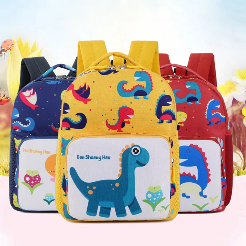 

Kids Backpack Cartoon Dinosaur Boy Satchel School Student Briefcase Fashion Girl Travel Storage Bag Children Activity Supplies