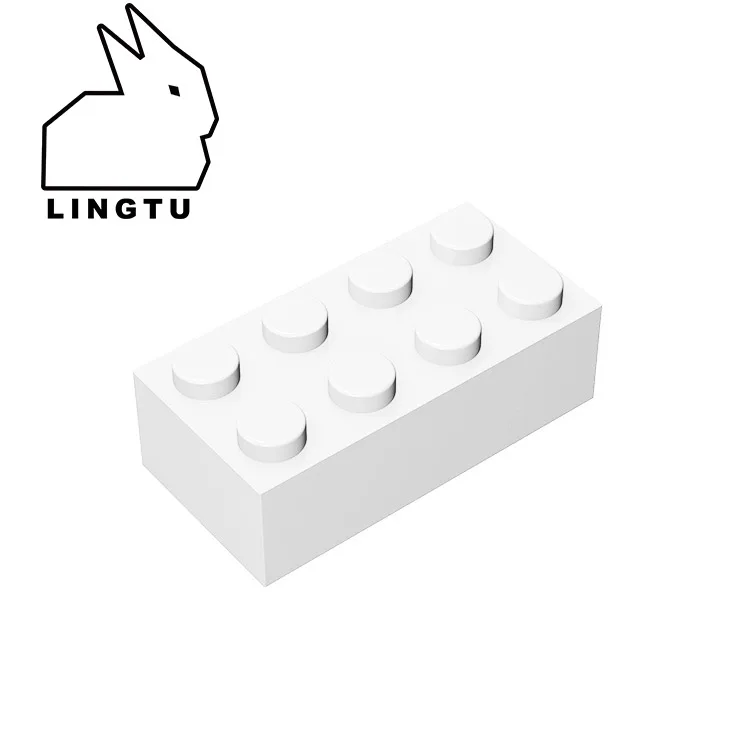 LINGTU строительный блок для бренда Fro Lego 3001 2x4 кирпичные Развивающие детские