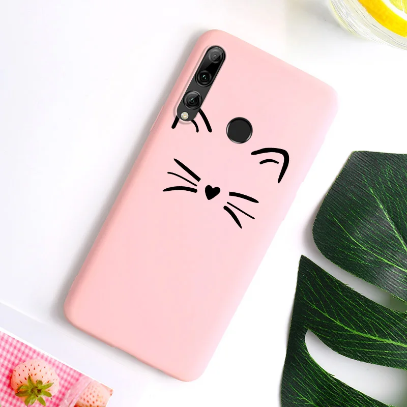 Яркий чехол для huawei P Smart чехол Z Plus для huawei Y9 Y7 Pro Y6 Y5 Lite Y6 Prime Y5 Y3 милый чехол с котом