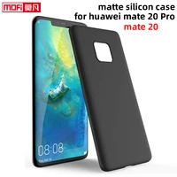 matte case for huawei mate 20pro case cover ultrathin silicon mofi original black back fundas protective huawei mate 20 pro case