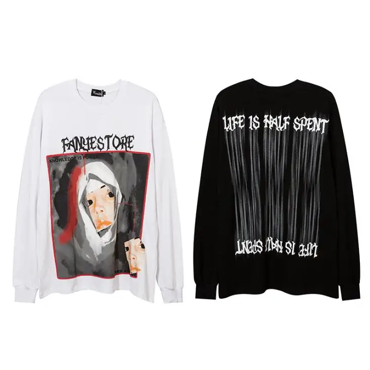 2021 свитер с круглым вырезом цифровое горячее тиснение красивых узоров западные и