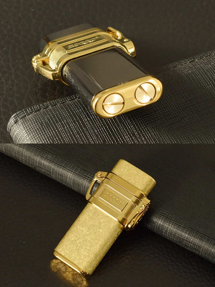 Новая Водонепроницаемая бензиновая зажигалка с пряжкой из цинкового сплава | Дом