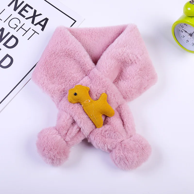 Детские шарфы Новинка Сезон Зима с героями мультфильмов в Корейском стиле милые