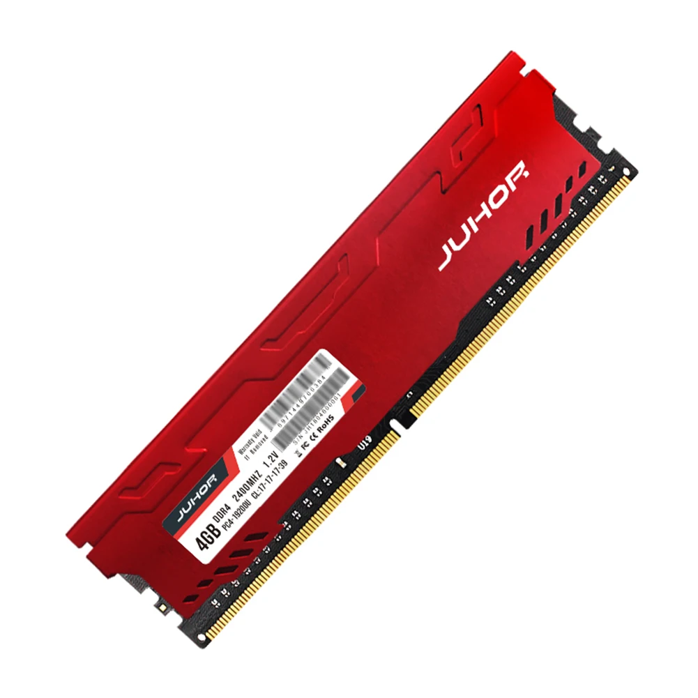 Комплект оперативной памяти для настольных ПК DDR4, оперативная память 4 ГБ, 8 ГБ, 16 ГБ, DDR4, 2400 МГц, U-DIMM, PC4-19200, 288 pin, non-ecc(без коррекции ошибок), оперативная память