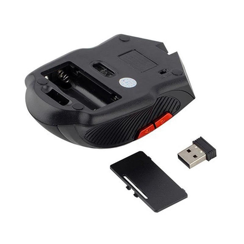Беспроводная оптическая мышь 2 4G 6 кнопок геймер USB приемник 1600DPI 10 м беспроводная