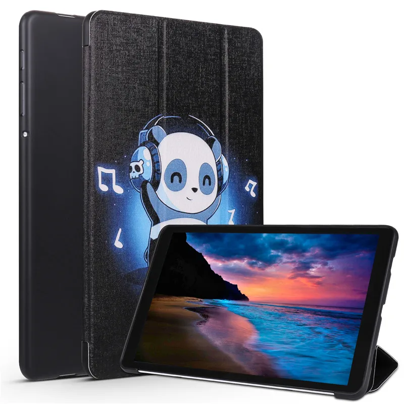 Трехслойный чехол с принтом для Samsung galaxy Tab A 10 5 2018 SM-T590 T595 T597 Планшет ультра тонкий