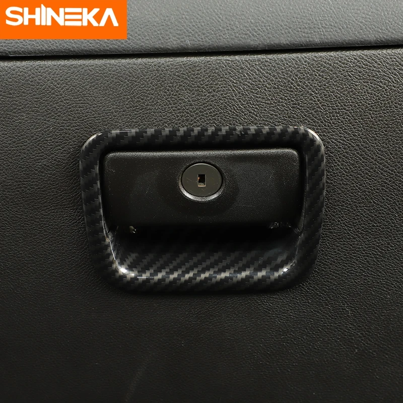 SHINEKA автомобильный копилот ящик для хранения ручка декоративная крышка наклейки
