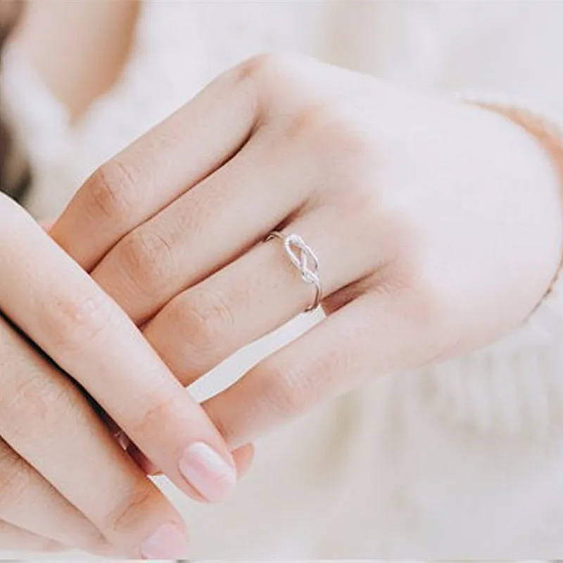 Модное круговое кольцо с узлом в стиле постмодерн простом 30 шт./партия