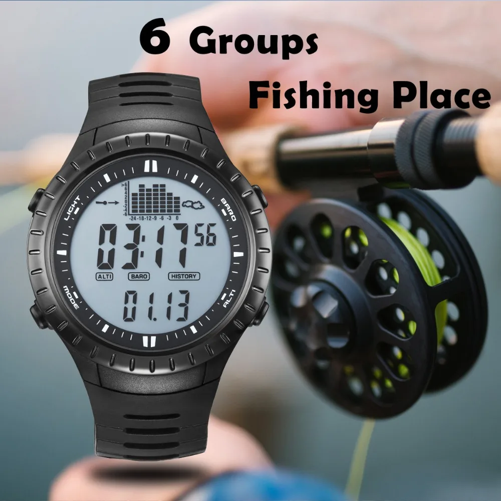 Spovan брендовые Роскошные светодиодные спортивные фитнес треккинговые альтиметр