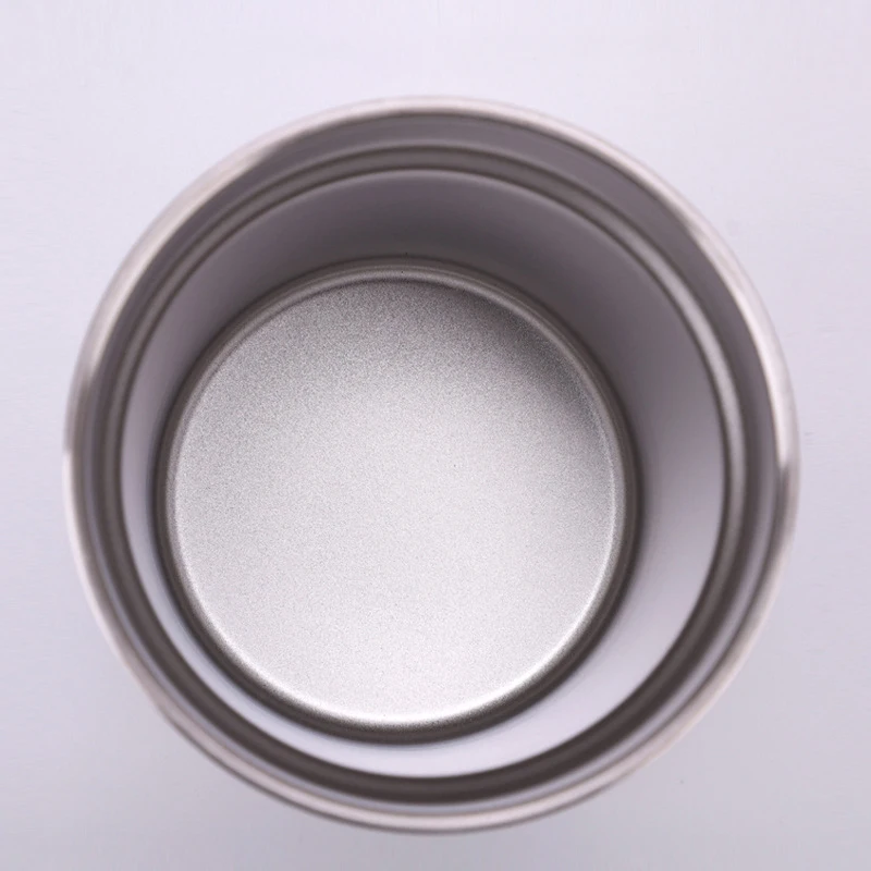 

300ml Stainless Steel Metal Coffee Mug Double Wall Water Cup Portable Handle Lid Insulated Drinkware for Outdoor Travel Office