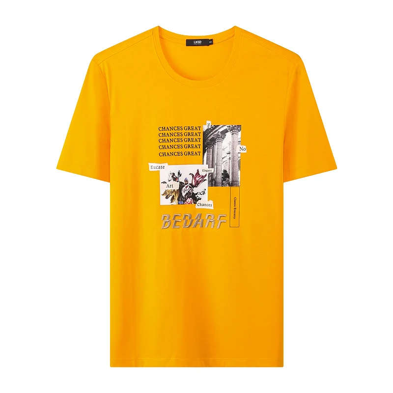 

LKSD summer men's short-sleeved t-shirt men's slim print handsome trendy fashion men's t-shirt U050500131